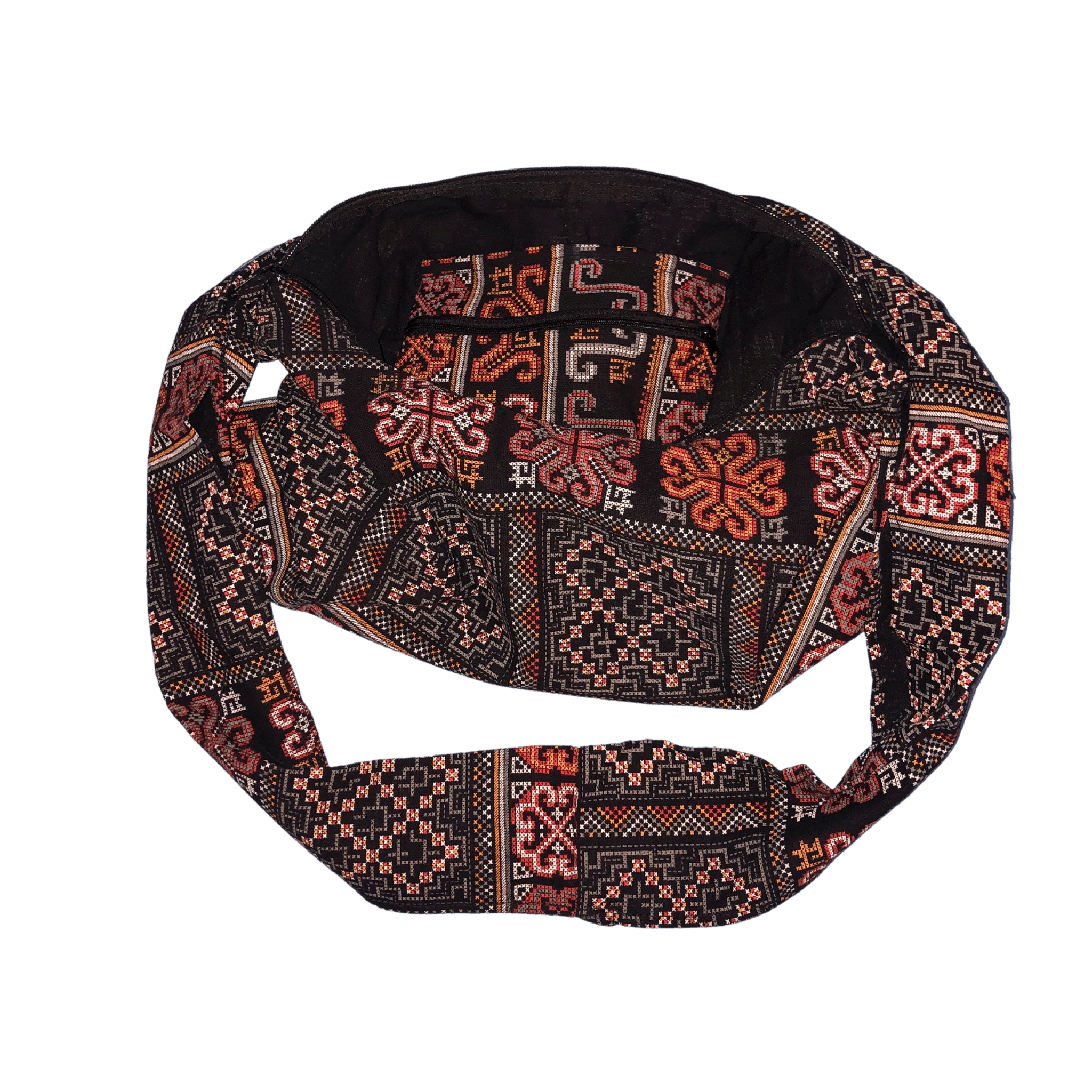 Bolso Hobo de algodón tejido con bandolera 💌